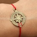 Adjustable compass bracelet- vintage compass bracelet