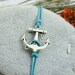 Bracelet-Anchor bracelet-vintage anchor bracelet