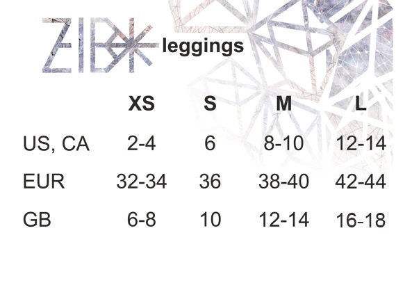 Size S- delicate lilac crystal leggings