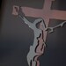 Crucifix under Glass - large