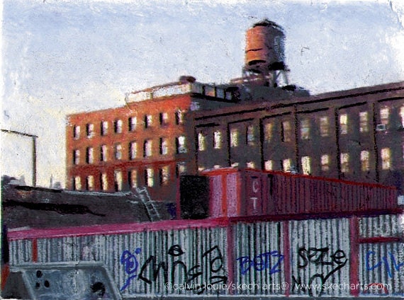 Williamsburg, Brooklyn, New York City, Signed Art Print