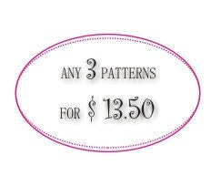 3 PDF crochet patterns  - DIY tutorial - Quick and easy gift