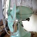 Vintage 1960's Westinghouse Fan Seafoam/Aqua Green Model A010-1