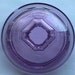 Great old glass CIGAR JAR cover w/ humidor. Documented over 100 years old, spelling error in embossing, beautiful sun color purple