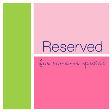 RESERVED LISTING for Ginny :)