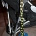 Bottle Tether, Toy Tether, Sippy Strap with Suction Cup-Green Polka Dots