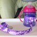 Bottle Tether, Toy Tether, Sippy Strap with Suction Cup- Purple Camo