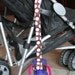 Bottle Tether, Toy Tether, Sippy Strap with Suction Cup-Pink Polka Dots