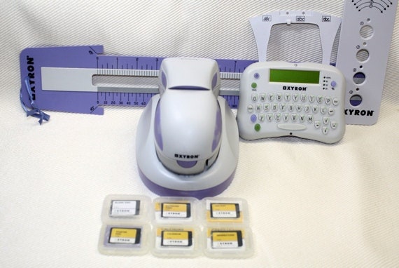 Xyron Hand Held Design Runner Suite Disc Maker Printer Bundle
