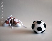 SALE Ball for football  - knitting pattern (knitted round)