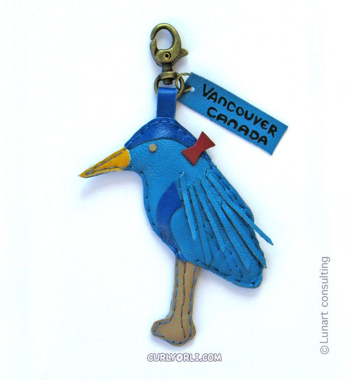 Heron Lilly Toy Keychain