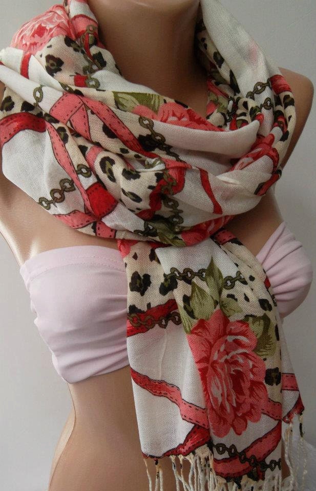 Elegance Scarf - Cotton Scarf Shawl