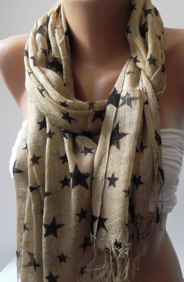 Beige / Shawl Scarf Headband Bandana Pareos