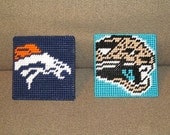 Original NFL Coasters in Plastic Canvas Pattern Book (AFC Only)