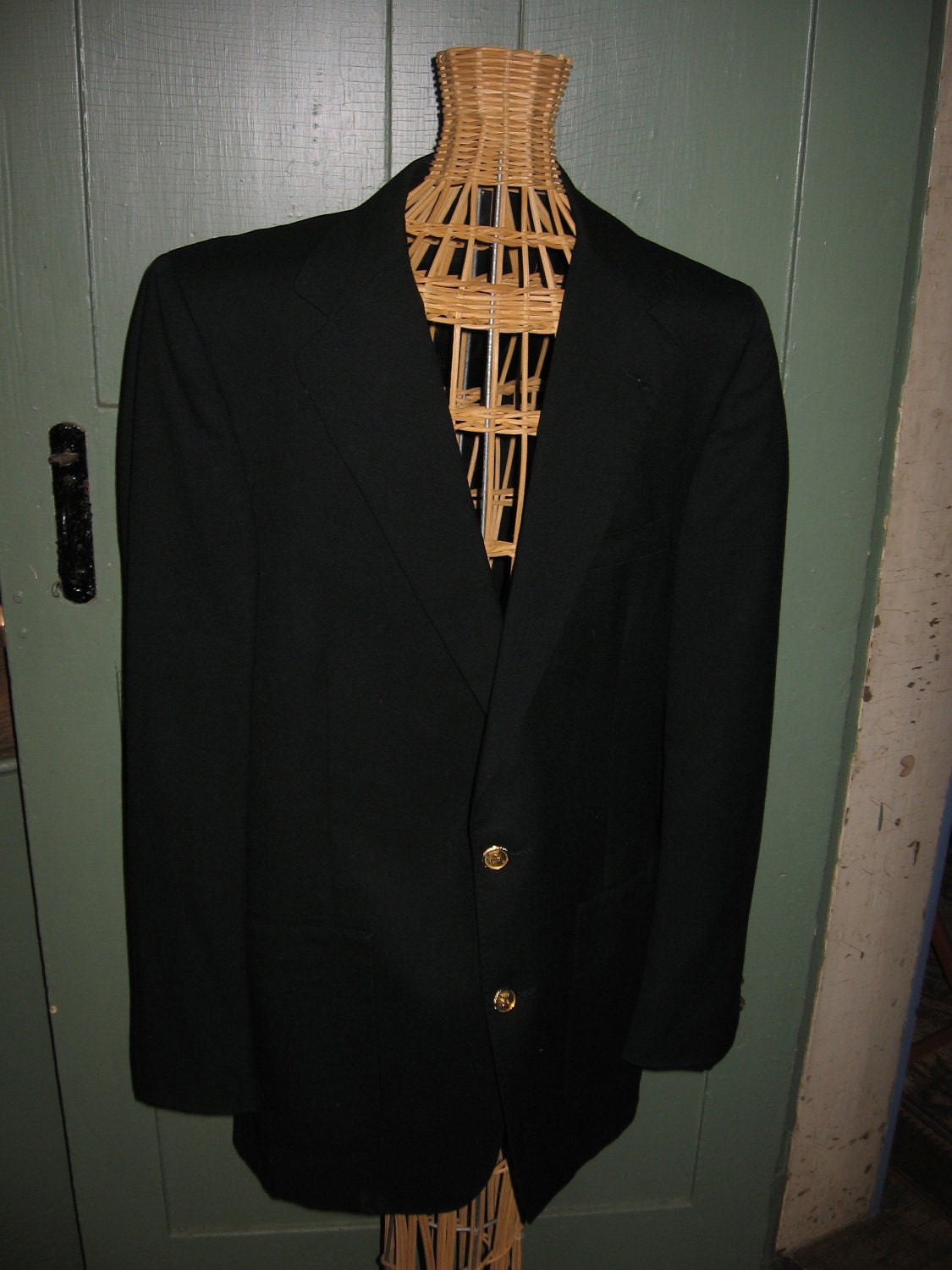 Countess Mara men's wool blazer black sport coat by