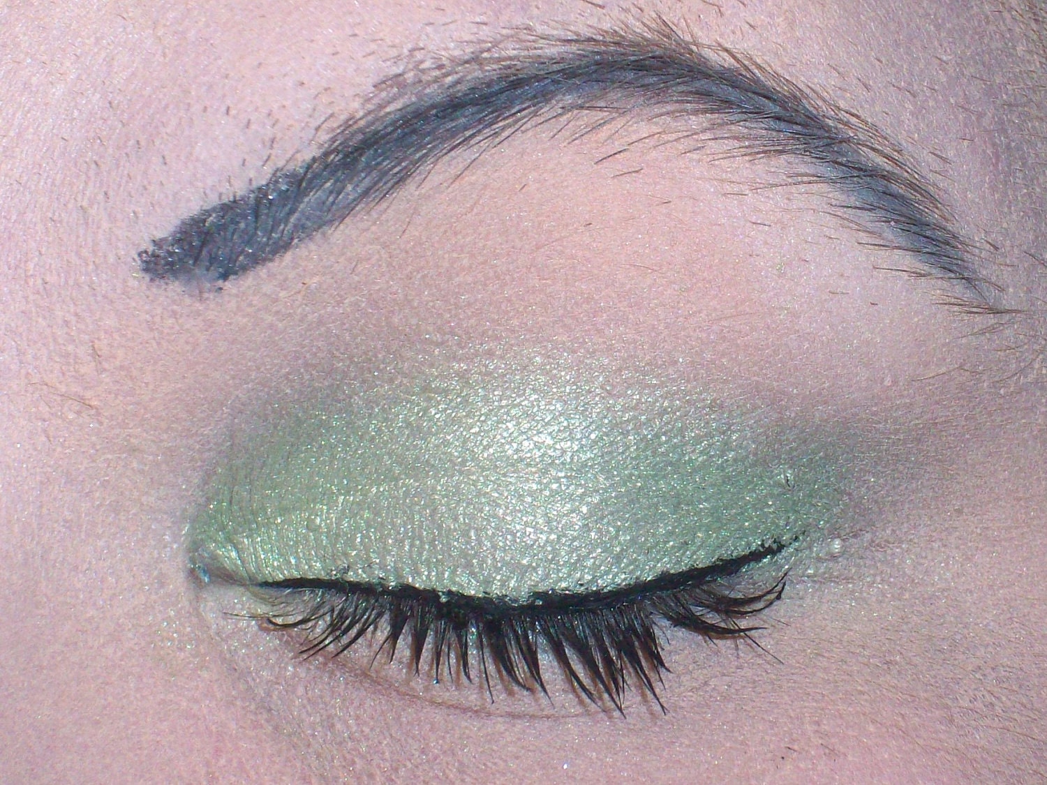 Nymphette Green Loose Powder Mineral Eye Shadow