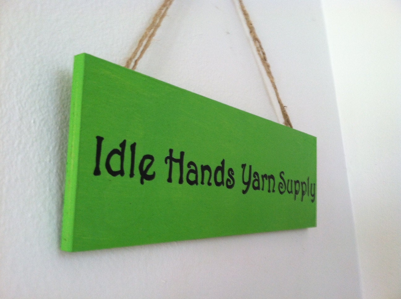 Etsy Banner Sign 4" H  x 12"  L  - Attention Shop Owners