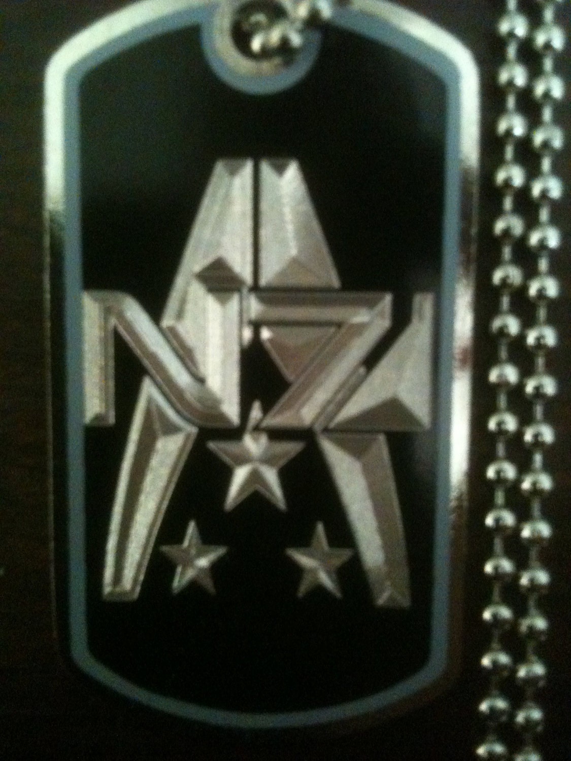 MASS EFFECT N7 Dogtag w/ Ball Chain