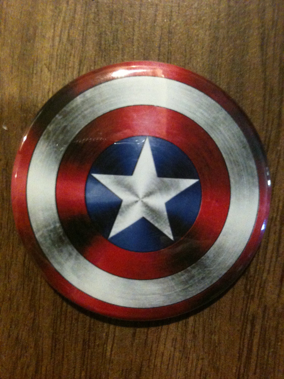 CAPTAIN AMERICA SHIELD Button