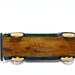 Handmade Wooden Retro Roadster Convertible: Vintage Collectable Toy Car - Green, Brown, Yellow, Wood - Men, Fathers Day