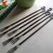 Circa 1970s Wrought Iron Fondue Fork Set of Six