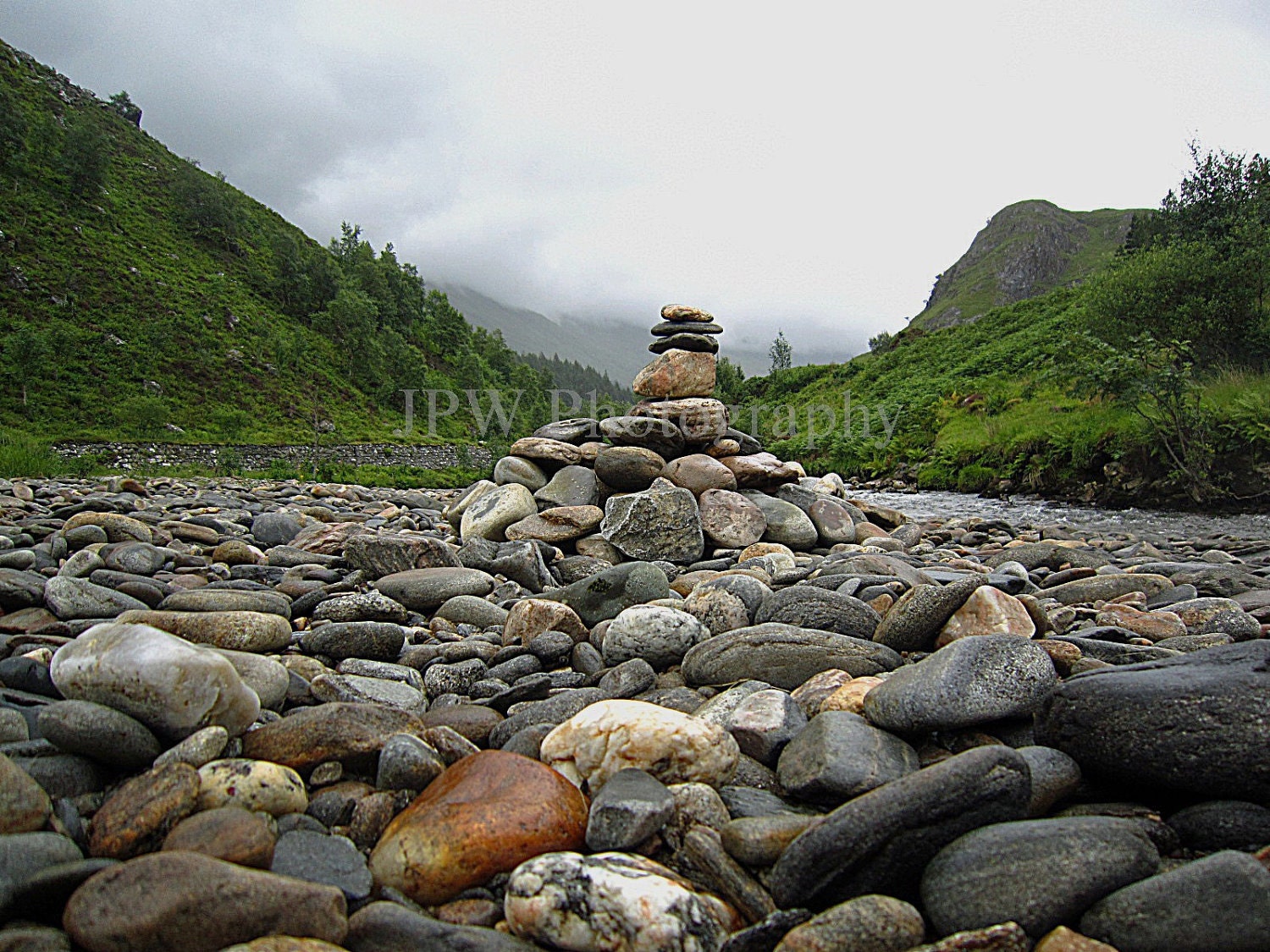 Stone Stack Photograph Scotland Scottish Nature 7x5 Fine Art Photography
