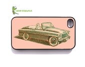 iPhone 4 Case - Convertible Girl-- cover for iPhone 4 and iPhone 4s