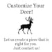 Faux Taxidermy - Faux Deer - The Ignatius - Black Resin Deer Head- Stag Resin Black Faux Taxidermy - Modern Home Decor