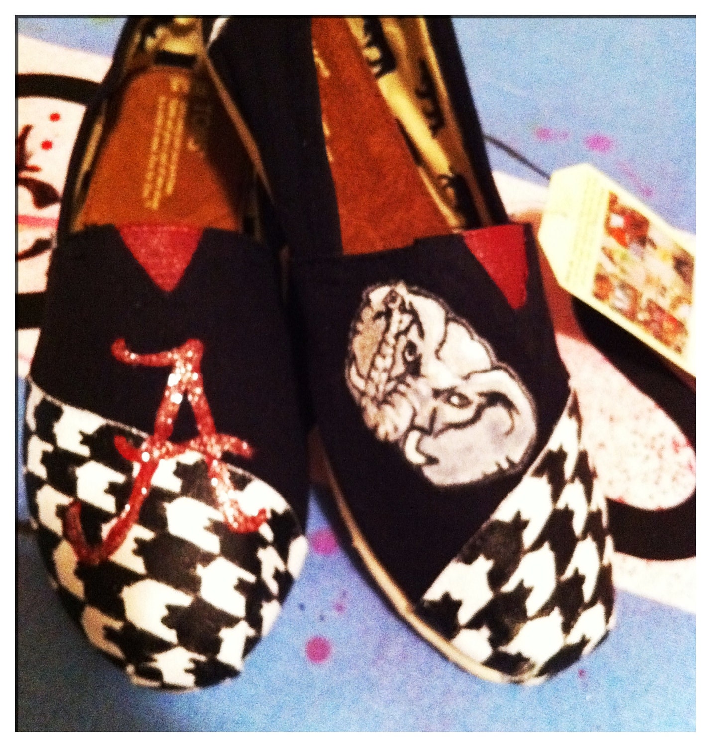 Alabama custom toms shoes