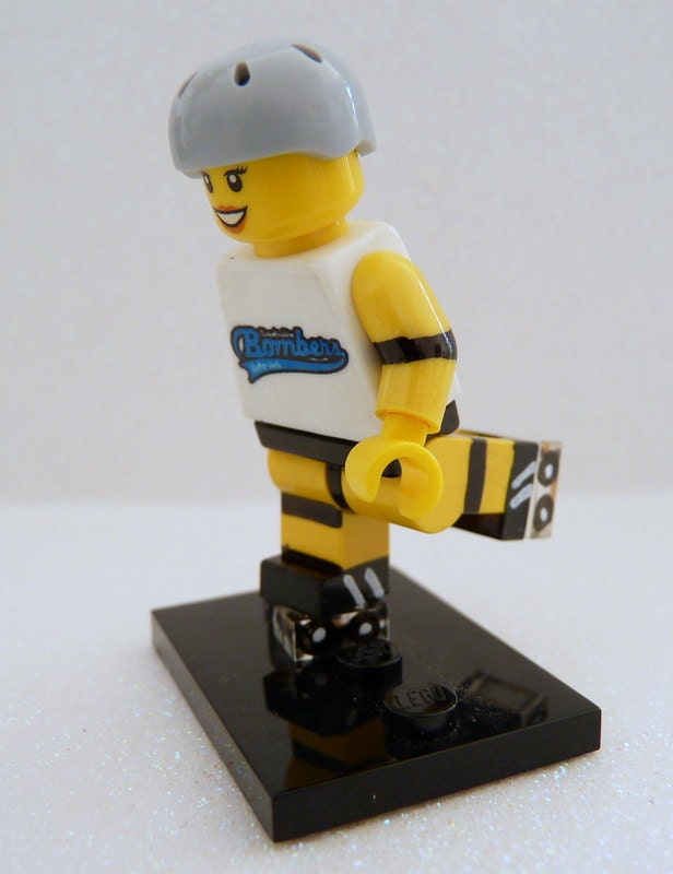 Custom Roller Derby Minifigure - made just for you from LEGO parts