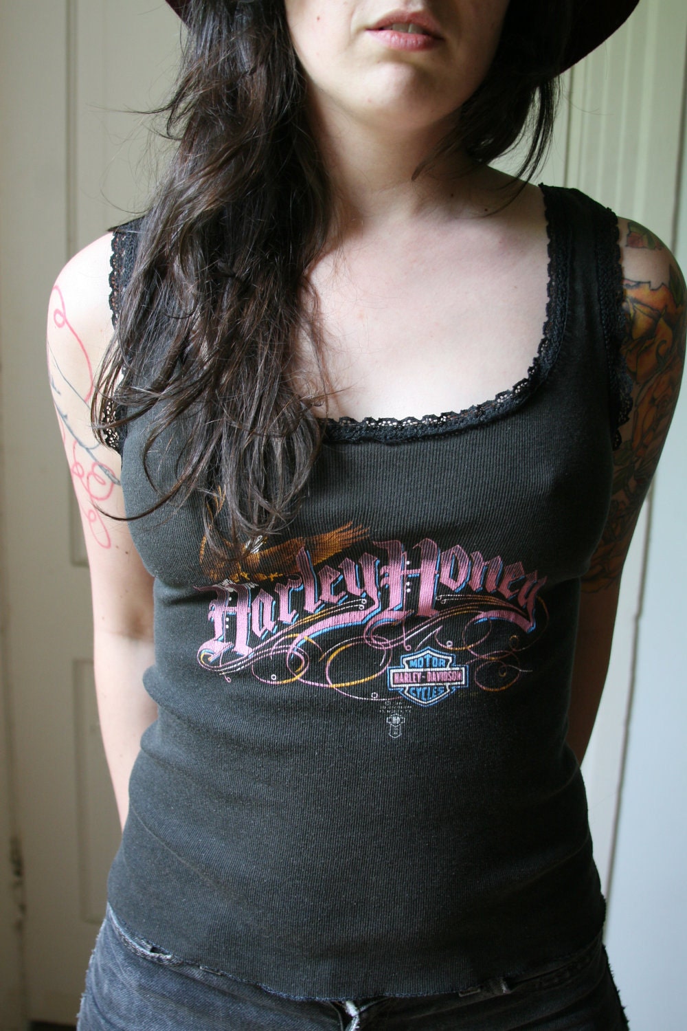 Harley Honey Tank // 1987 Harley Davidson Tank Top