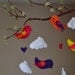 Love Birds Tree Mobile /kids Room Decor