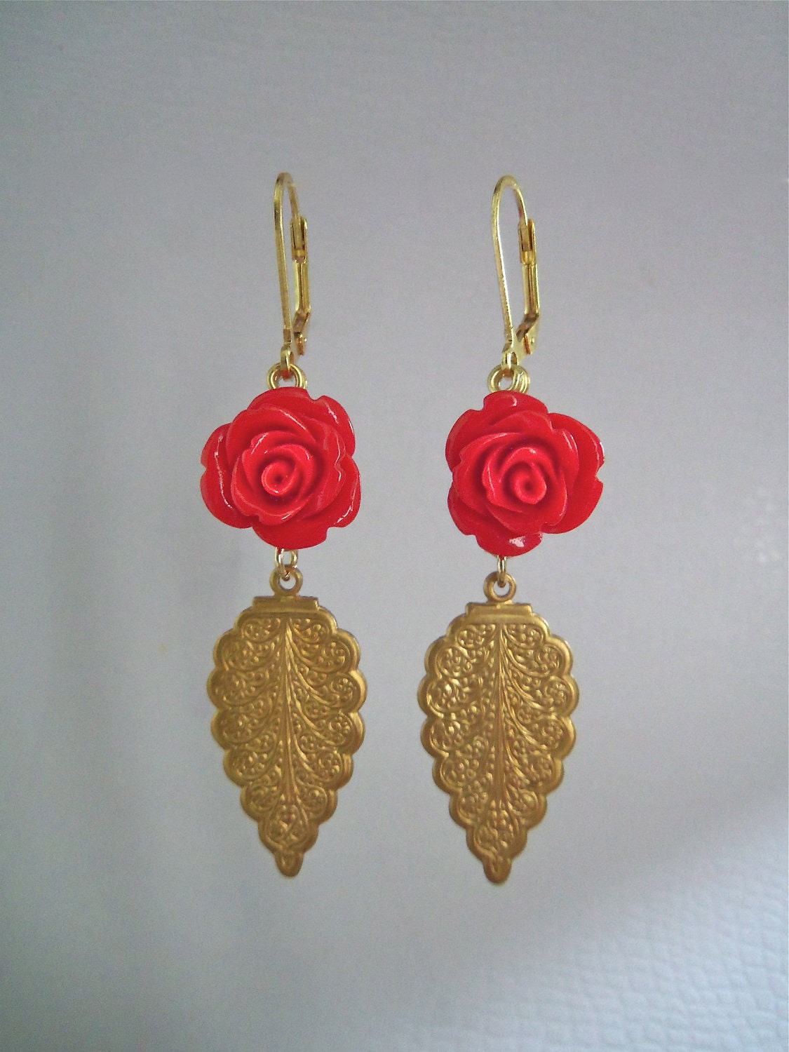 Flower Drop Earring