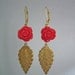 Flower Drop Earring