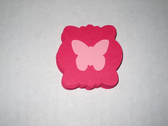 2 Dozen Die Cut Butterfly Tags Scrapbooks Cards Favor Bags Invitations Banner Embellishments