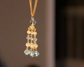 Vintage Double Strand Glass Bead Necklace