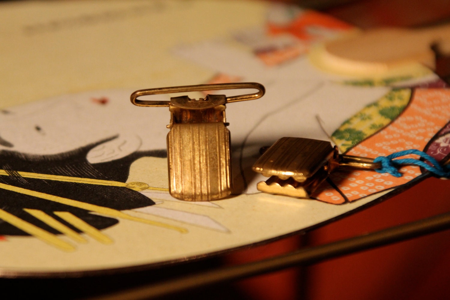 Antique Suspender Clasps