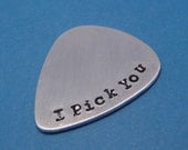 Custom Hand Stamped Aluminum Guitar Pick