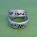 Game of Thrones Inspired - My Sun and Stars & Moon of My Life - A Pair of Hand Stamped  Aluminum Rings