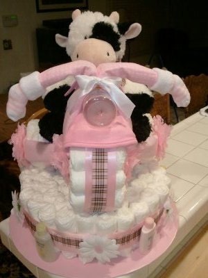 Tricycle Diaper Cake -Custom Made to Order by Standout Gifts