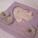 Jewelry Box Lavender Purple Upcycled Shabby Chic French Cottage Heart Flowers Christmas Wedding Gift