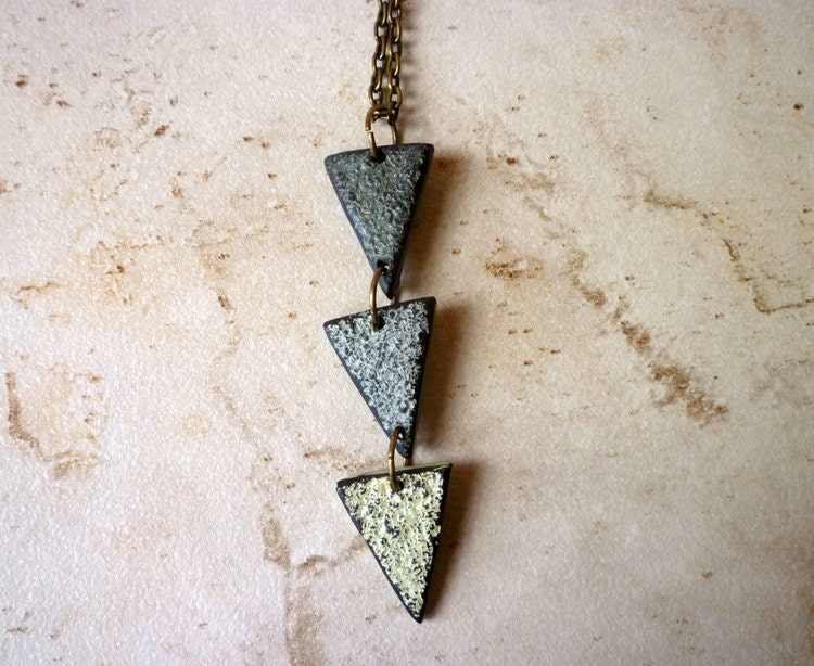 Triangle Cascade Necklace