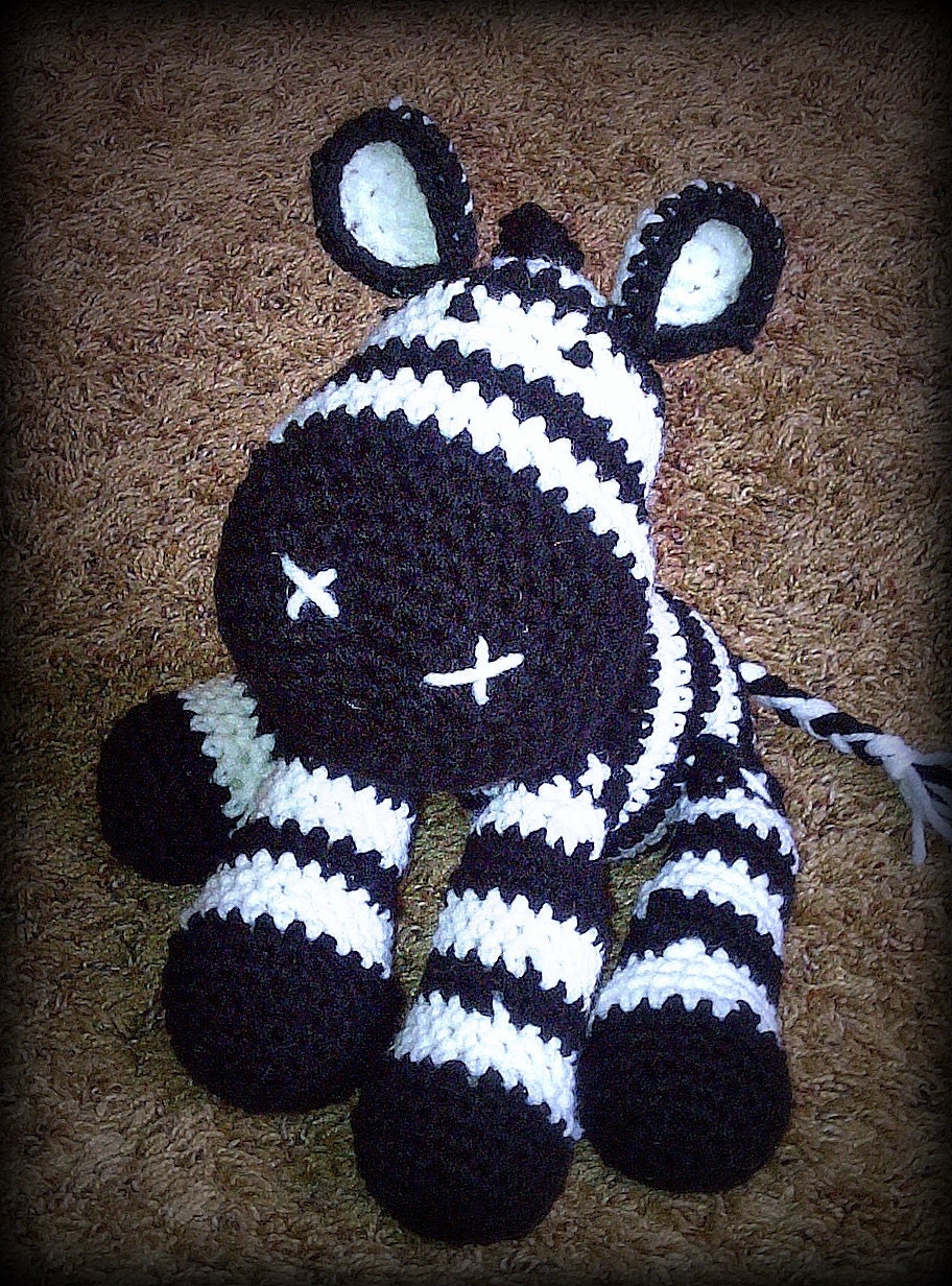 Crochet Zebra - Plush