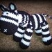 Crochet Zebra - Plush