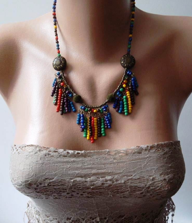 New - Colorful Otantic Necklace - Speacial Design