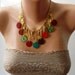 Button Necklace with Chain - Speacial Design