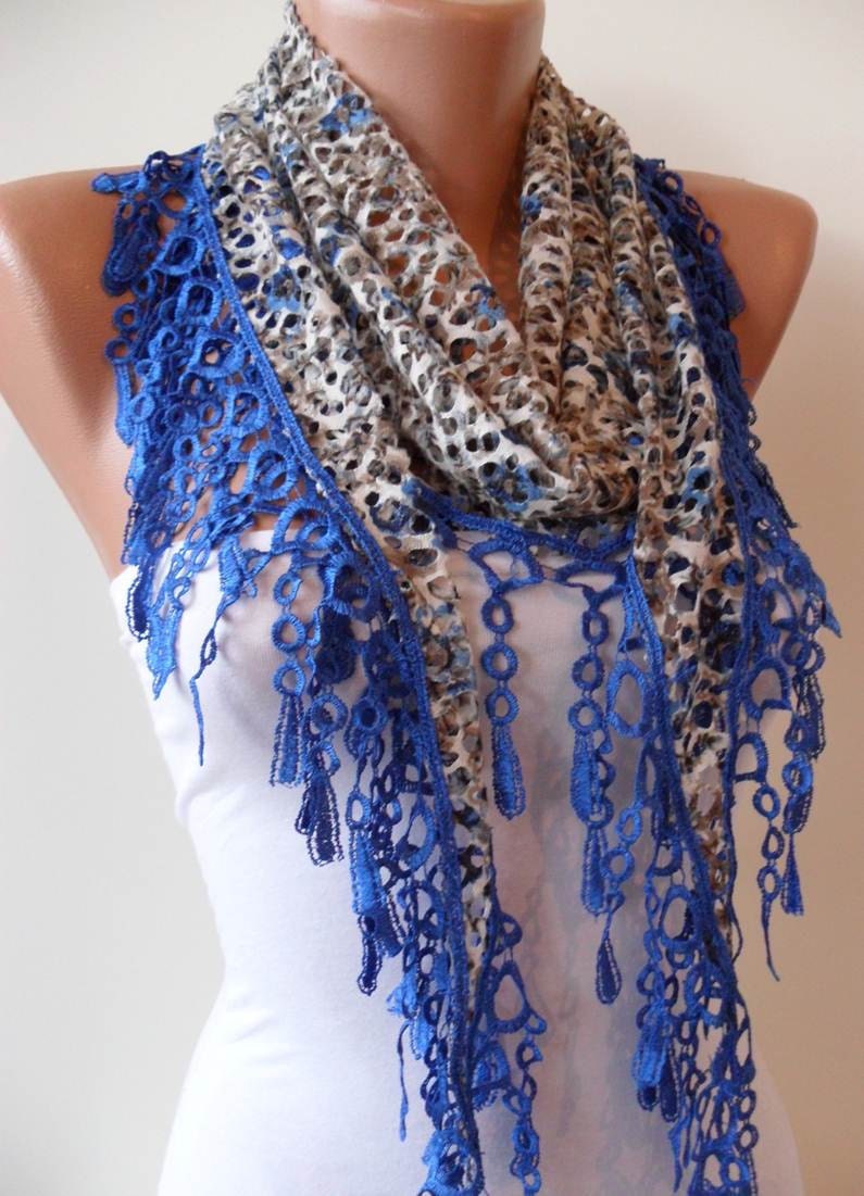 ON SALE - Perforated Fabric - Royal Blue with Trim Edge