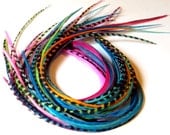 Long Feathers Extensions Wholesale Feathers Mixed Lot of 20