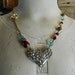Vintage Kramer Rhinestone Assemblage Necklace