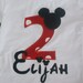 Mickey Mouse birthday shirt